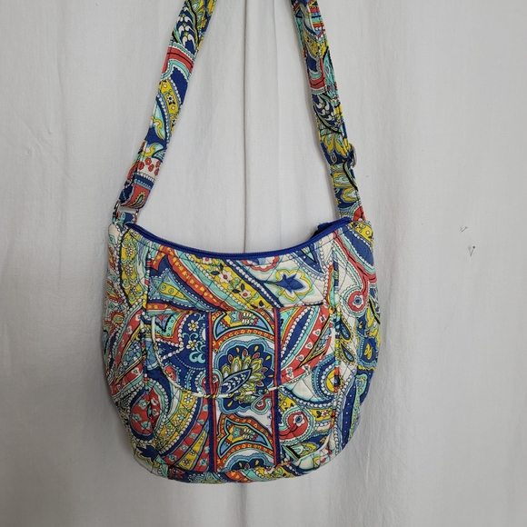 Vera Bradley Handbags - Vera Bradley Marine Paisley Shoulder Bag